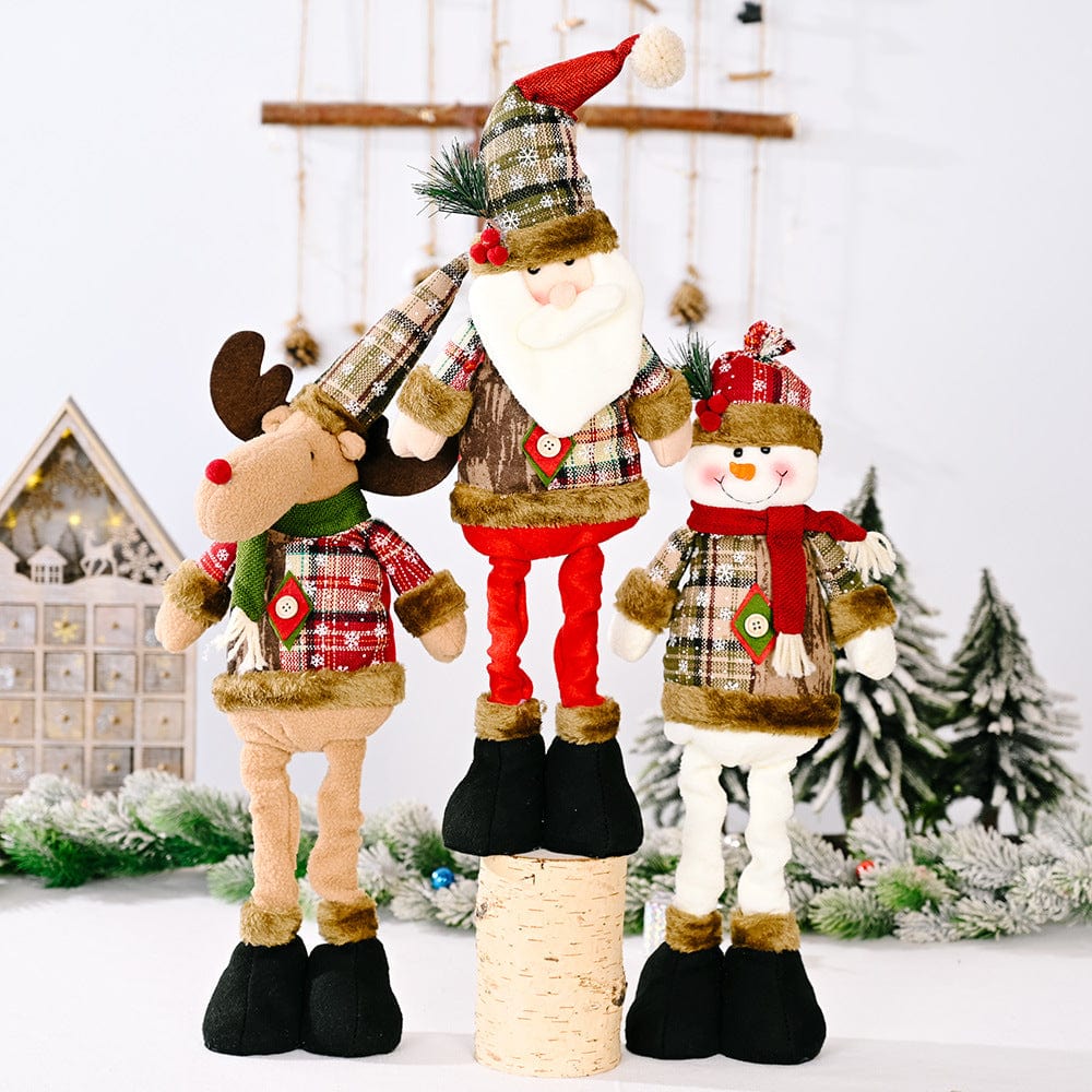 Trendsi Christmas Telescopic Leg Doll Christmas Telescopic Leg Doll