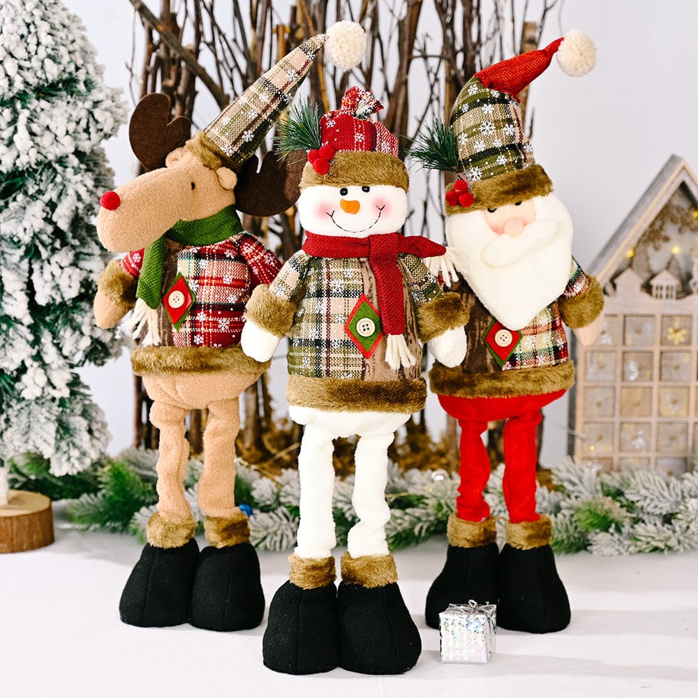 Trendsi Christmas Telescopic Leg Doll Christmas Telescopic Leg Doll