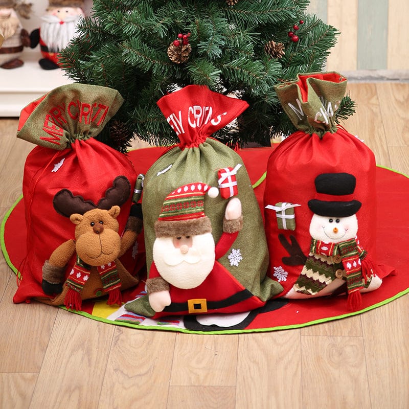 Trendsi Drawstring Christmas Gift Bag Drawstring Christmas Gift Bag