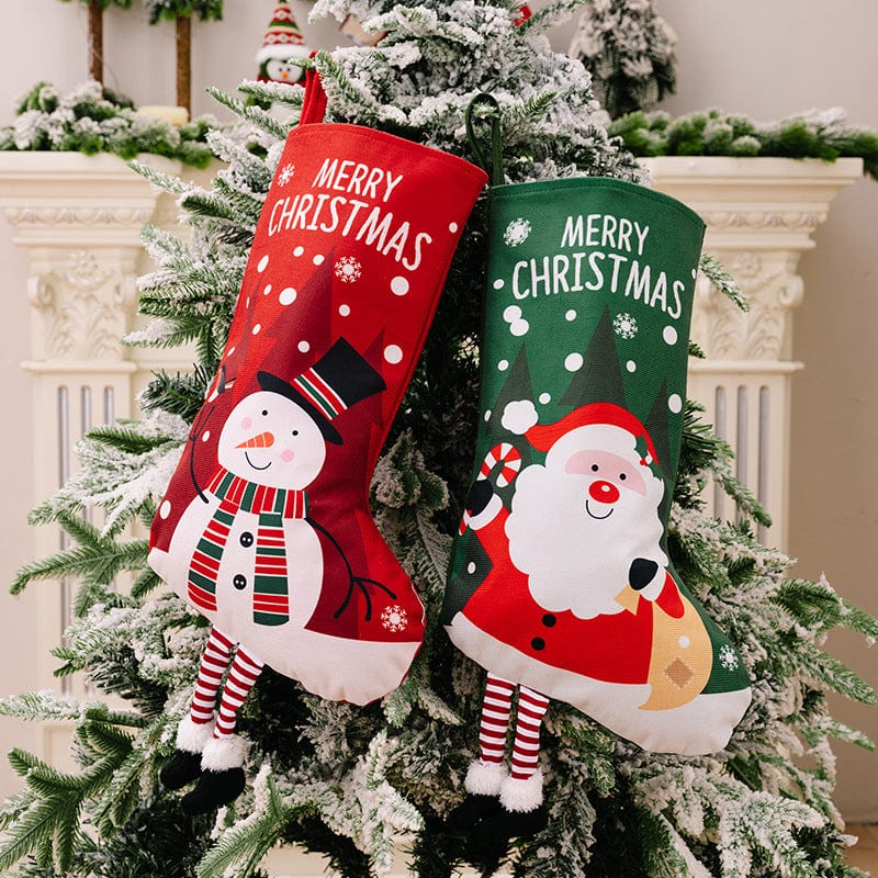 Trendsi Printed Christmas Stocking Hanging Widget Printed Christmas Stocking Hanging Widget