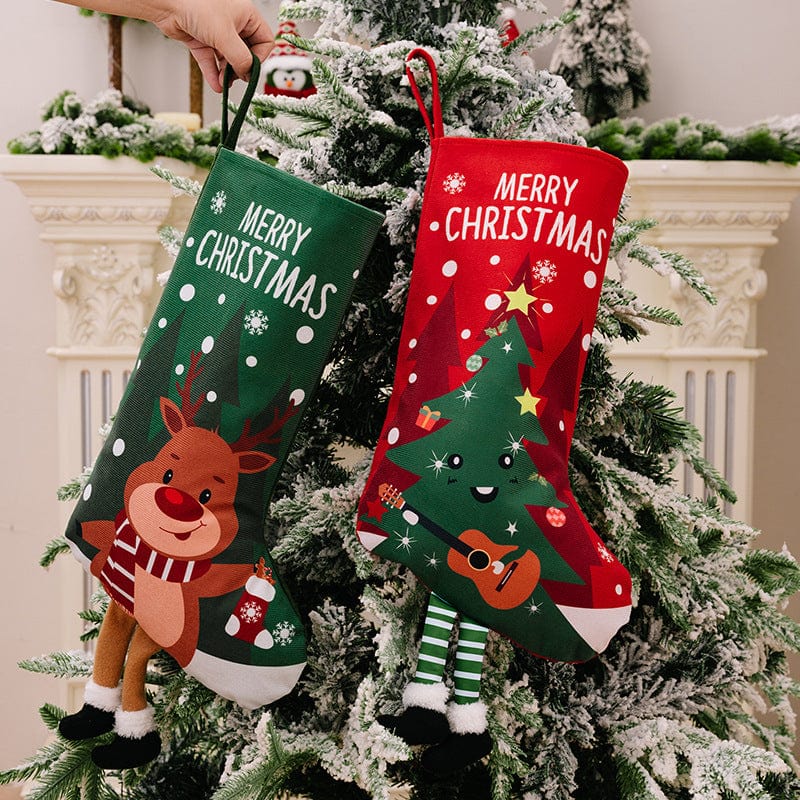 Trendsi Printed Christmas Stocking Hanging Widget Printed Christmas Stocking Hanging Widget