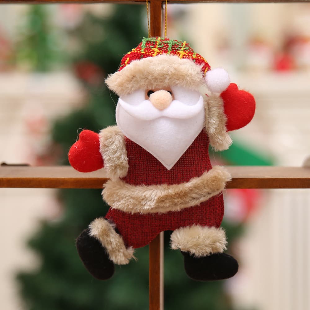 Trendsi Red / One Size 4-Piece Christmas Hanging Widgets 101400660295219 4-Piece Christmas Hanging Widgets