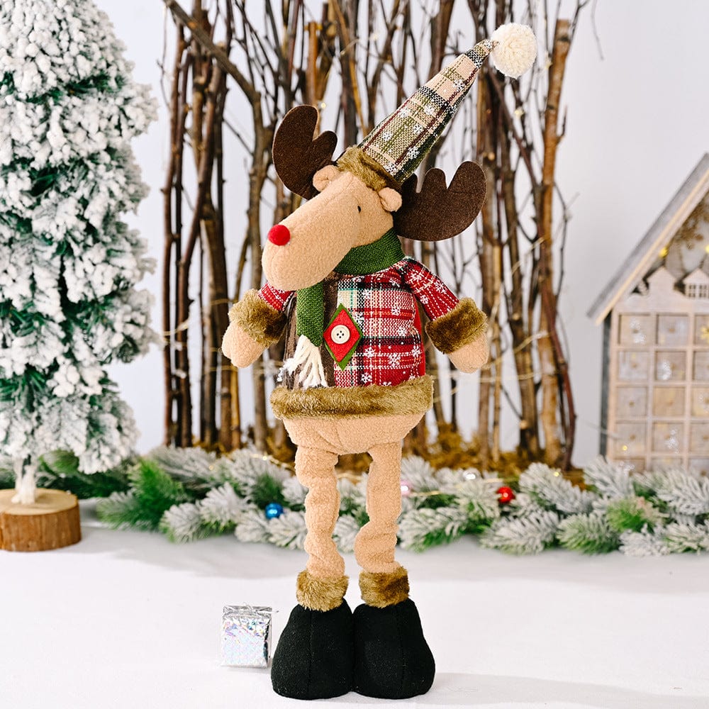 Trendsi Reindeer / One Size Christmas Telescopic Leg Doll 101400535435290 Christmas Telescopic Leg Doll