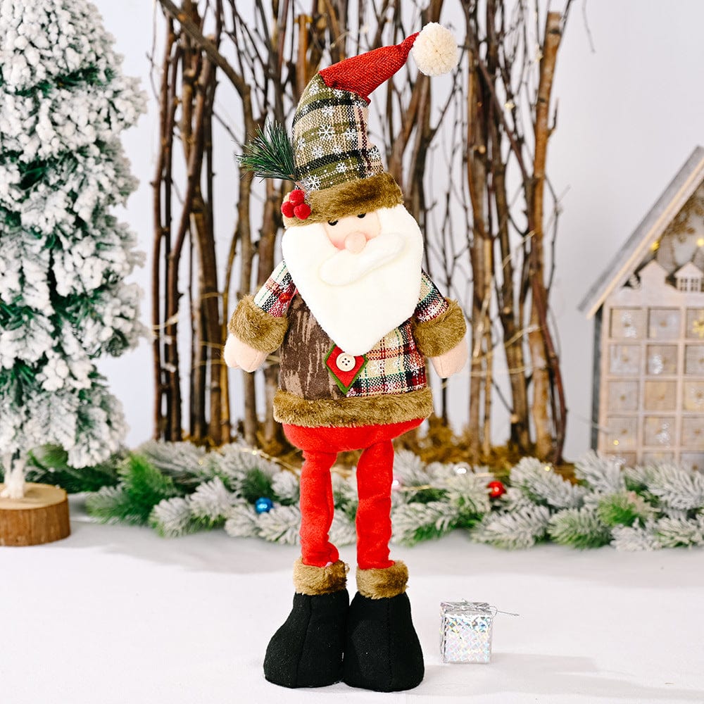 Trendsi Santa / One Size Christmas Telescopic Leg Doll 101400535437612 Christmas Telescopic Leg Doll