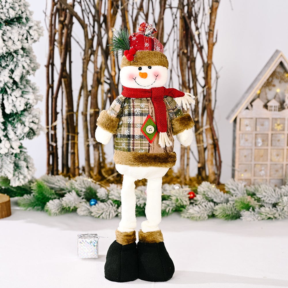 Trendsi Snowman / One Size Christmas Telescopic Leg Doll 101400535434134 Christmas Telescopic Leg Doll