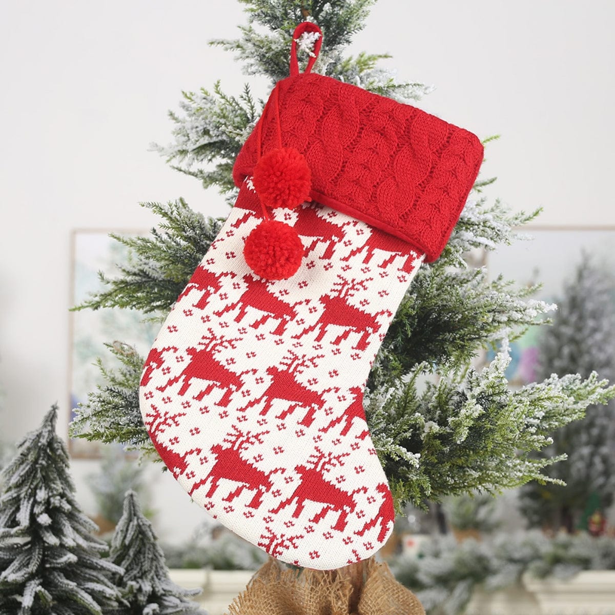 Trendsi Style B / One Size Christmas Stocking Hanging Widget 101400283668053 Christmas Stocking Hanging Widget