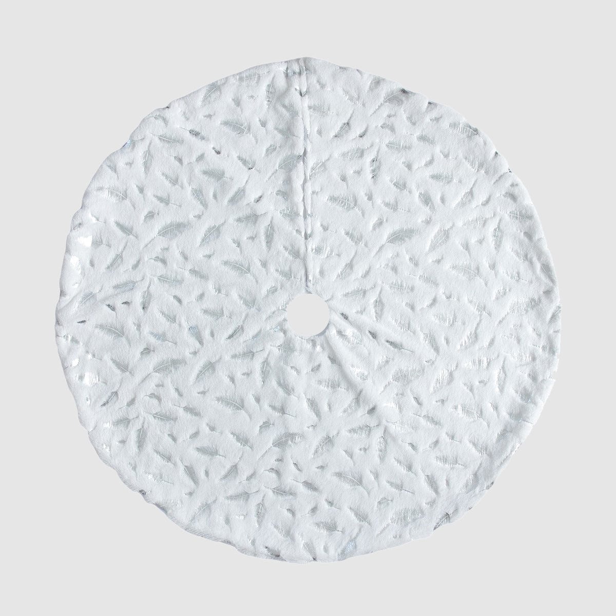 Trendsi Style B / One Size Feather Christmas Tree Skirt 101400528397164 Feather Christmas Tree Skirt