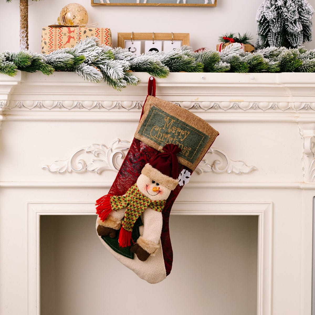 Trendsi Style B / One Size MERRY CHRISTMAS Stocking Hanging Widget 101400457690440 MERRY CHRISTMAS Stocking Hanging Widget