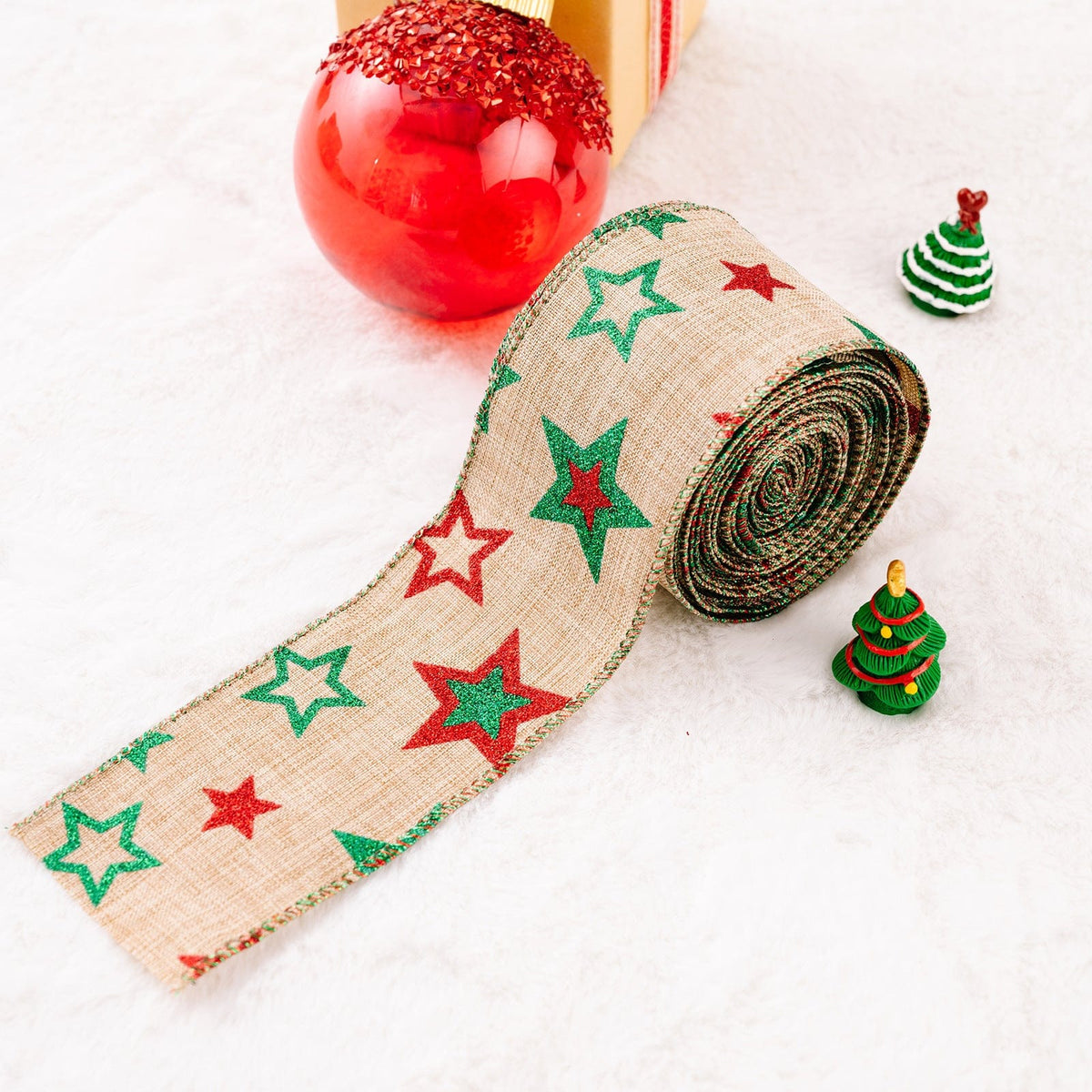 Trendsi Style C / One Size Christmas Polyester Ribbon 101400145938336 Christmas Polyester Ribbon