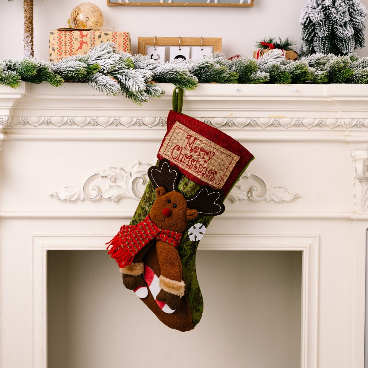 Trendsi Style C / One Size MERRY CHRISTMAS Stocking Hanging Widget 101400457694356 MERRY CHRISTMAS Stocking Hanging Widget