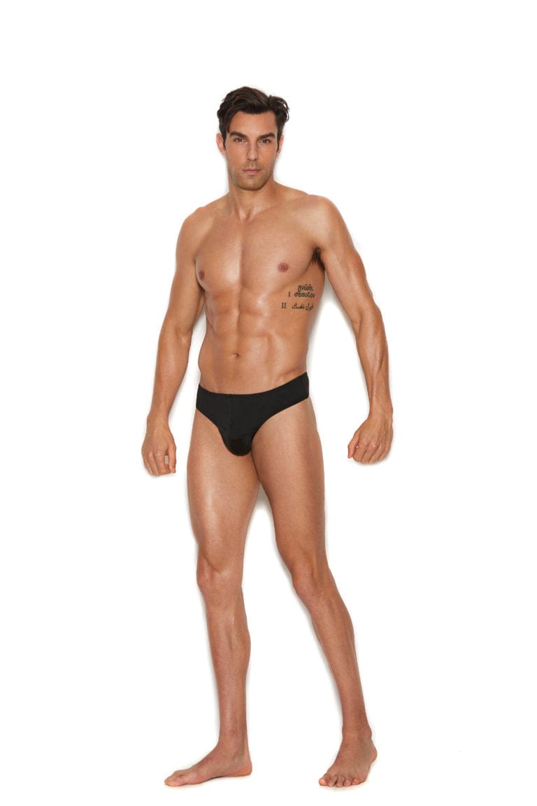 Men's Sexy Black Thong Back Brief Underwear Men's Sexy Black Thong Back Brief Underwear