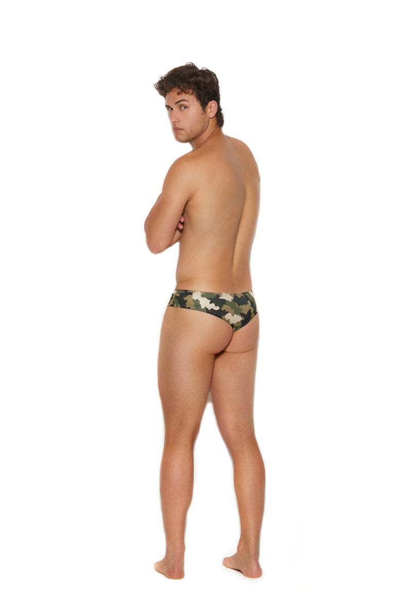Men's Sexy Camouflage Print Thong Back Brief Underwear Men's Sexy Camouflage Print Thong Back Brief Underwear