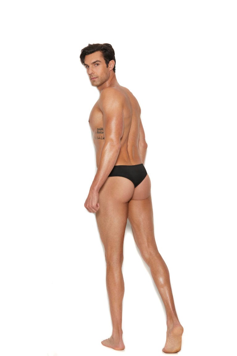 Men's Sexy Black Thong Back Brief Underwear Men's Sexy Black Thong Back Brief Underwear
