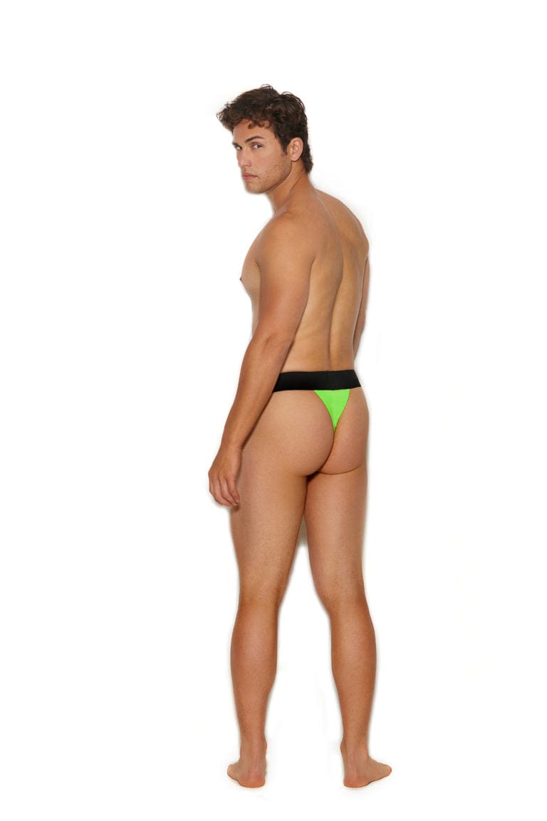 Elegant Moments Men’s Sexy Green Elastic Band Thong Brief Underwear 2022 Men’s Sexy Green Elastic Band Thong Brief Underwear Apparel & Accessories > Clothing > Underwear & Socks > Lingerie