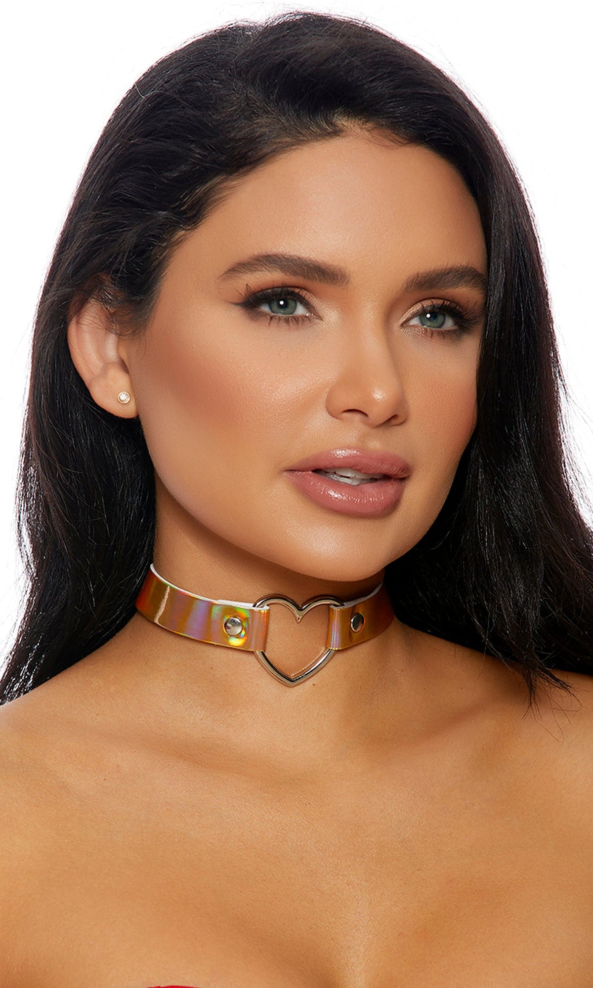Forplay One Size / Yellow Yellow Wear My Heart Hologram Choker SHC-999470-O/S-FP 2022 Yellow Wear My Heart Hologram Choker Forplay 999470 Apparel &amp; Accessories &gt; Costumes &amp; Accessories &gt;