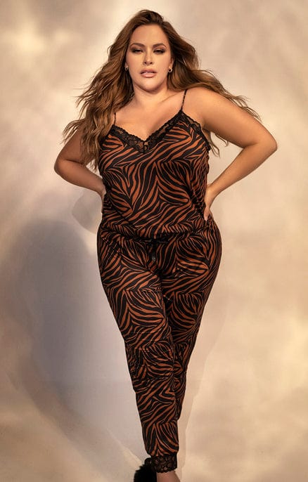 mapale Plus Size Sexy Animal Print Jumpsuit Onesie Sleep Lounge Lingerie 2022 Sexy Animal Print Jumpsuit Onesie Sleep Lounge Lingerie Apparel & Accessories > Clothing > Underwear & Socks > Lingerie