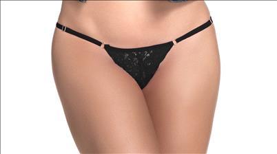mapale Black / S/M Red Sexy Lace Strap with Back Opening Thong (Available also in Black) ESP-107-BLK-SM Red Sexy Lace Strap Back Opening Thong  | MAPALE 107 Apparel &amp; Accessories &gt; Clothing &gt; Underwear &amp; Socks &gt; Underwear
