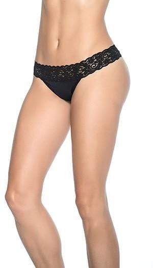 mapale Black / Small Black Thong Panties (Many Colors Available) ESP-96-BLACK-S Apparel &amp; Accessories &gt; Clothing &gt; Underwear &amp; Socks &gt; Underwear