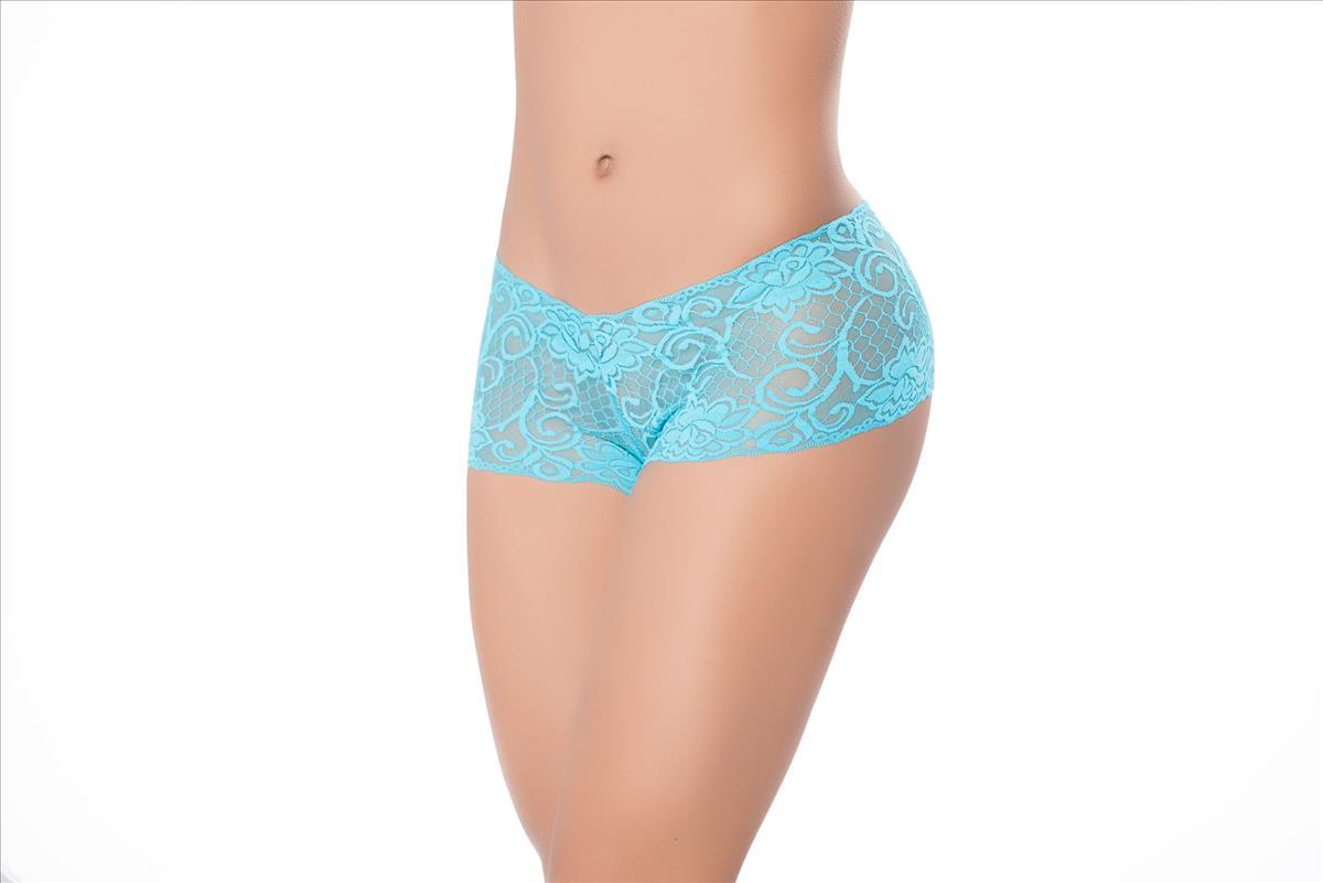 mapale Small / Blue Black Ultra Soft Stretch Lace Boy Short (Many Colors Available) ESP-90-BLUE-S Black Ultra Soft Stretch Lace Boy Short Mapale 90 | SHOP NOW | SoHot  Apparel &amp; Accessories &gt; Clothing &gt; Underwear &amp; Socks &gt; Underwear