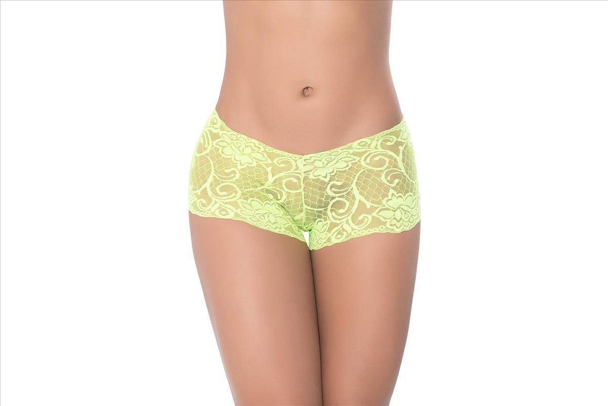 mapale Small / Green Black Ultra Soft Stretch Lace Boy Short (Many Colors Available) ESP-90-PINK-S Black Ultra Soft Stretch Lace Boy Short Mapale 90 | SHOP NOW | SoHot  Apparel &amp; Accessories &gt; Clothing &gt; Underwear &amp; Socks &gt; Underwear