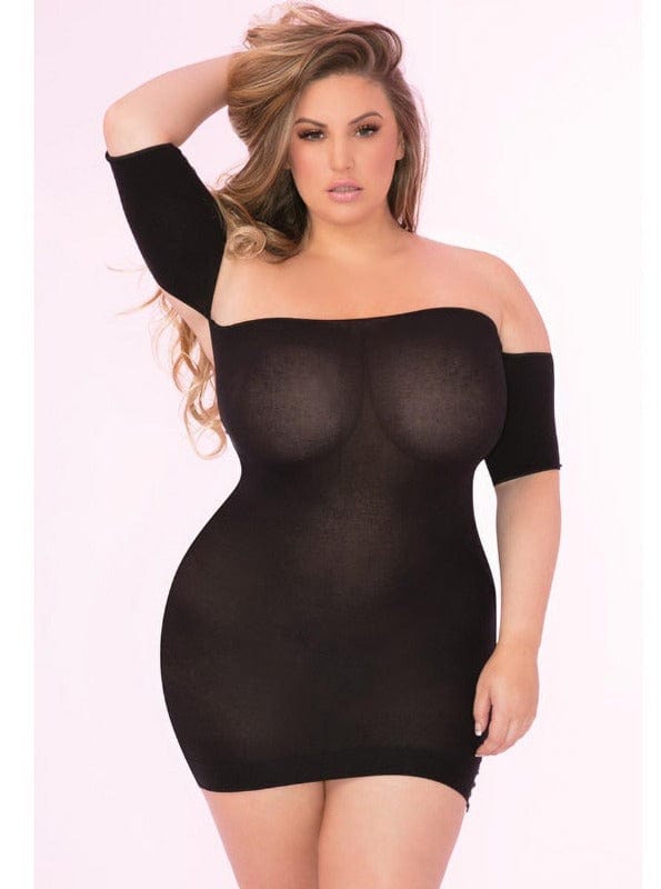 Pink Lipstick Queen / Black Sexy Black Sheer All Night Wrong Off Mini Dress (Plus size also available) SHC-27022X-BLK-PL 2022 Black Red Sheer Mini Dress Pink Lipstick 25108 Apparel &amp; Accessories &gt; Clothing &gt; Dresses