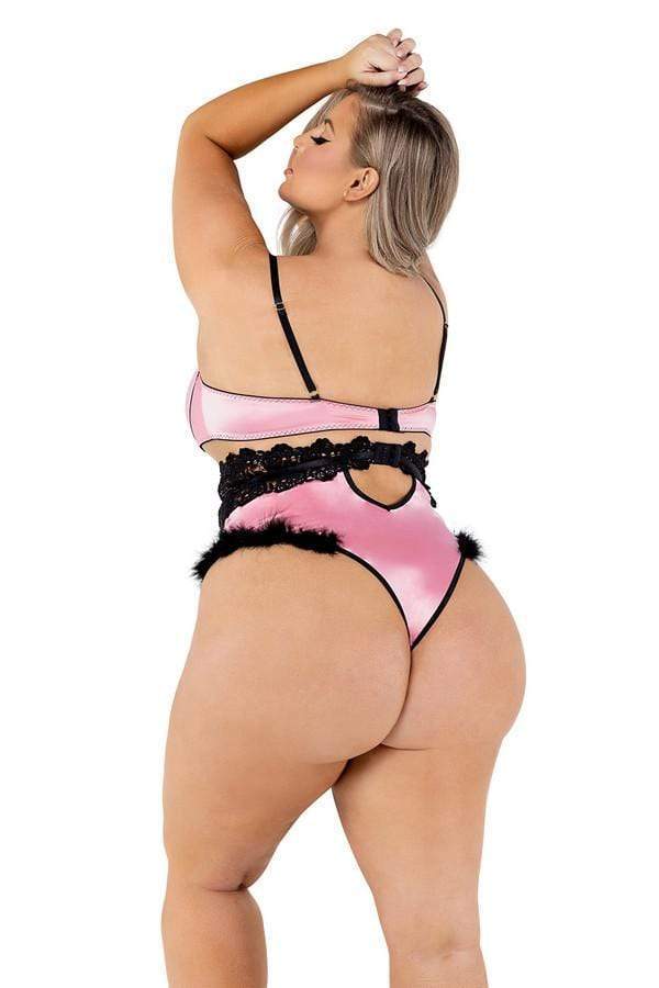 Roma Pink Satin Embroidered Underwire &amp; High Waisted Shorts Bralette Set 2022 Pink Satin Embroidered Underwire High Waisted Shorts Bralette Set Apparel &amp; Accessories &gt; Clothing &gt; One Pieces &gt; Jumpsuits &amp; Rompers