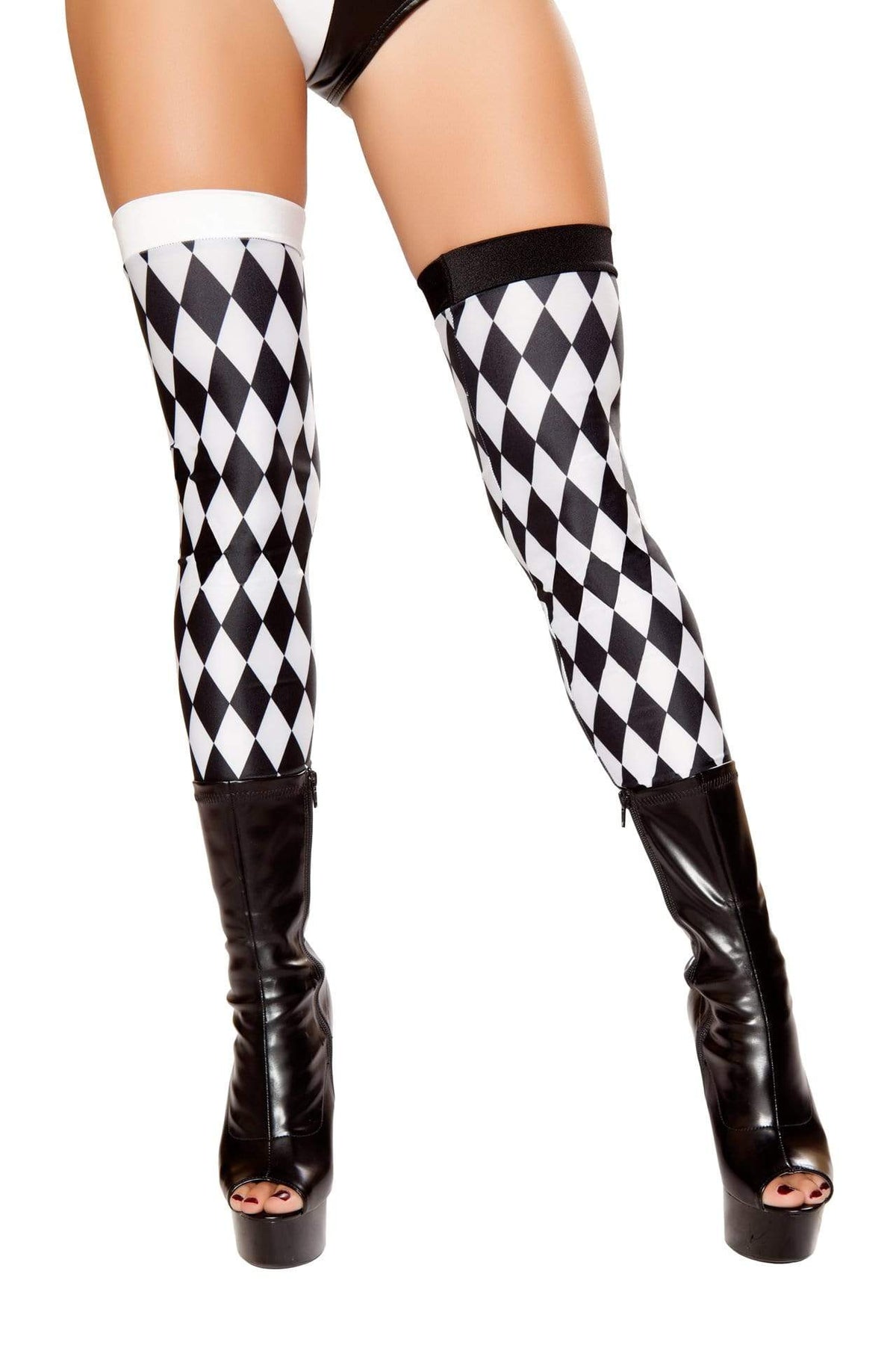 Roma MULTI COLORED / One Size DIAMOND JESTER LEGGINGS SHC-ST10044-R Apparel &amp; Accessories &gt; Clothing &gt; Pants