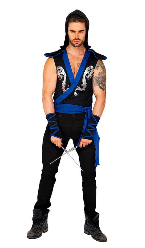 Roma Sexy 3pc Ninja Warrior Halloween Cosplay Costume 2022 Sexy Big Top Master Halloween Cosplay Costume Apparel & Accessories > Clothing > Shirts & Tops