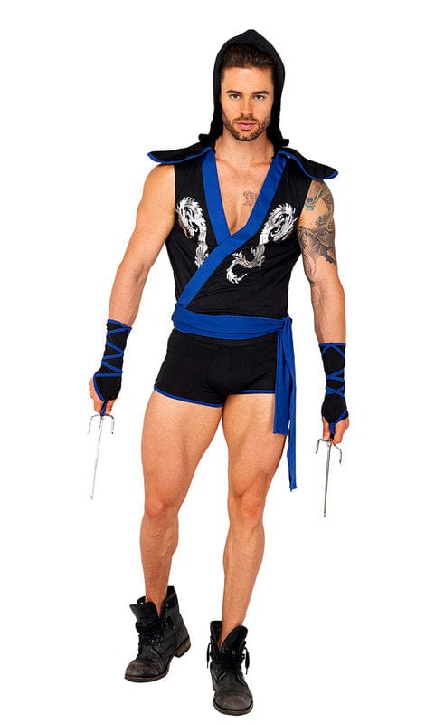 Roma Sexy 3pc Ninja Warrior Halloween Cosplay Costume 2022 Sexy Big Top Master Halloween Cosplay Costume Apparel &amp; Accessories &gt; Clothing &gt; Shirts &amp; Tops