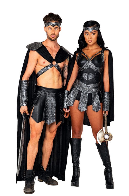 Roma Sexy 4pc Valiant Gladiator Halloween Cosplay Costume 2022 Sexy Ninja Warrior Halloween Cosplay Costume Apparel &amp; Accessories &gt; Clothing &gt; Shirts &amp; Tops