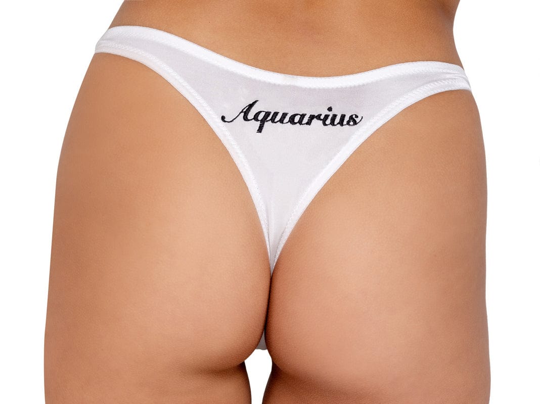 Roma White Zodiac Aquarius Panty Lingerie 2023 Sexy White Zodiac Aquarius Panty Lingerie Apparel &amp; Accessories &gt; Clothing &gt; Underwear &amp; Socks &gt; Underwear
