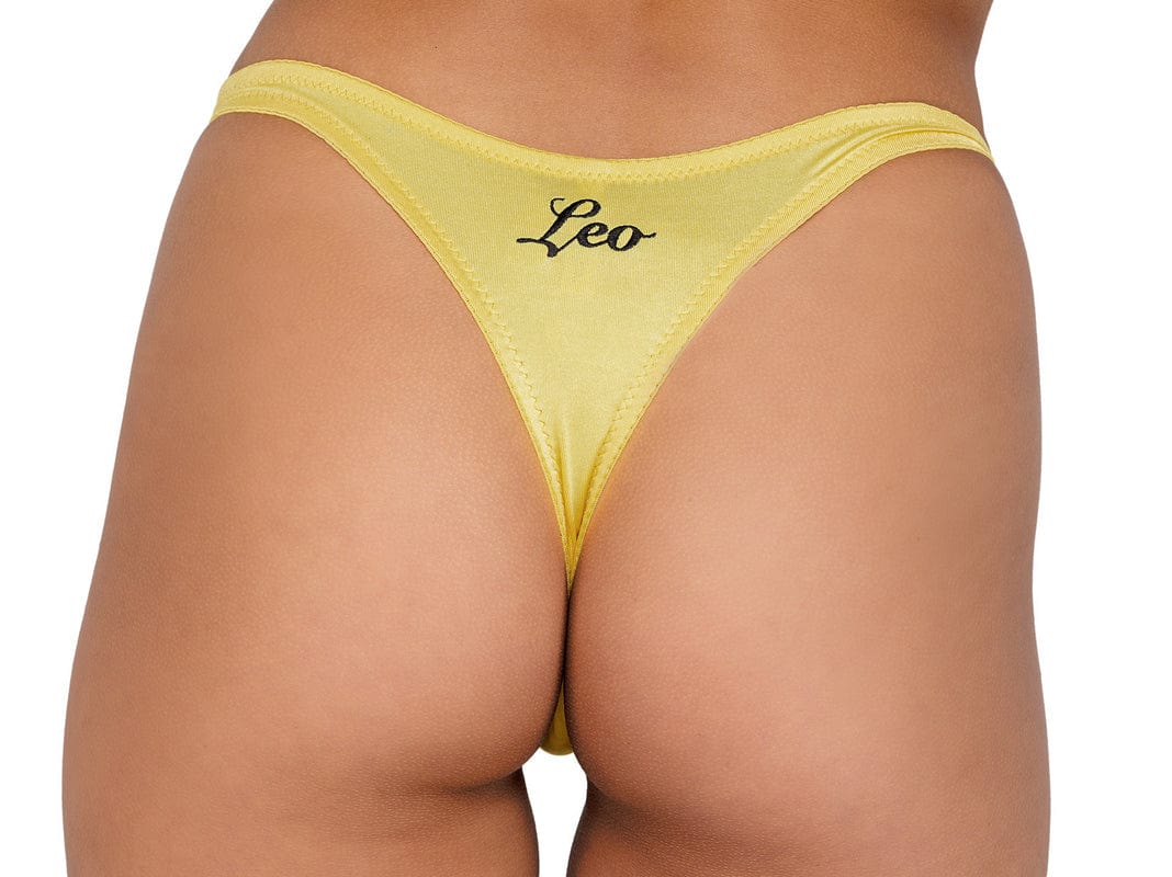 Roma Yellow Leo Gemini Panty Lingerie 2023 Sexy Yellow Zodiac Leo Panty Lingerie Apparel &amp; Accessories &gt; Clothing &gt; Underwear &amp; Socks &gt; Underwear