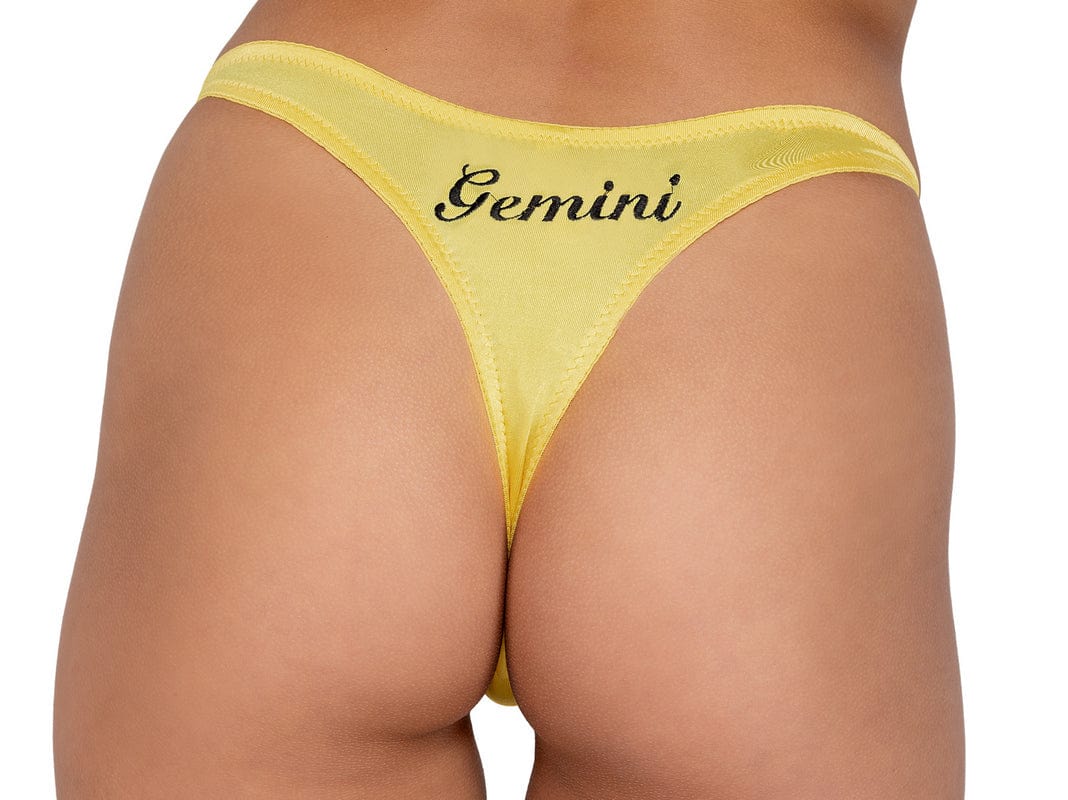 Roma Yellow Zodiac Gemini Panty Lingerie 2023 Sexy Yellow Zodiac Gemini Panty Lingerie Apparel &amp; Accessories &gt; Clothing &gt; Underwear &amp; Socks &gt; Underwear