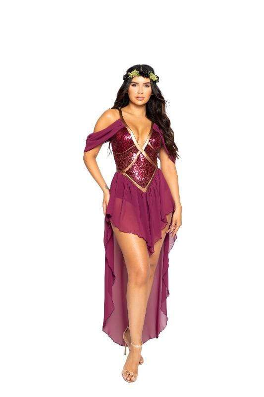 Roma 2pc Wine Goddess Halloween Cosplay Costume 2021 Women's Goddess of Love Halloween Roma Cosplay Costume 5001 Apparel & Accessories > Costumes & Accessories