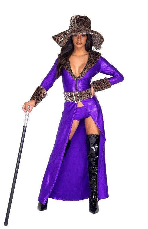 Roma 4pc Made of Money Pimp Halloween Cosplay Costume 2021 Women&#39;s Desert Combat Ninja Halloween Roma Cosplay Costume 5042 Apparel &amp; Accessories &gt; Costumes &amp; Accessories