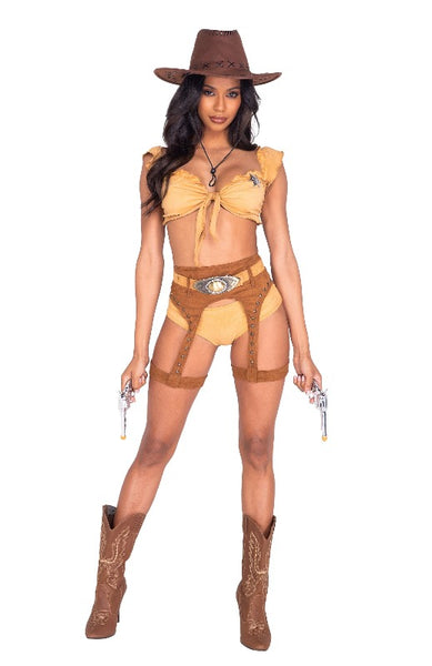 2021 Women's Sheriff Shine Cowgirl Halloween Roma Cosplay Costume 5012