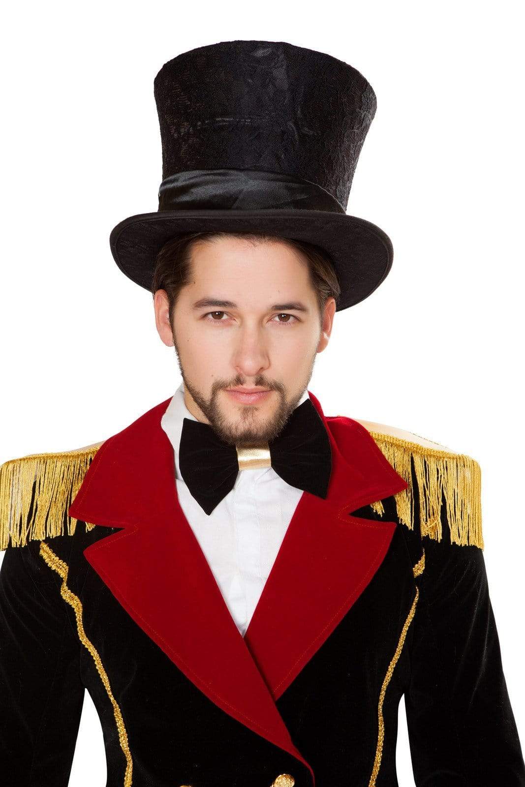 Roma One Size Black Deluxe Top Hat Costume Accessory SHC-4821-OS-R Apparel & Accessories > Costumes & Accessories > Costumes