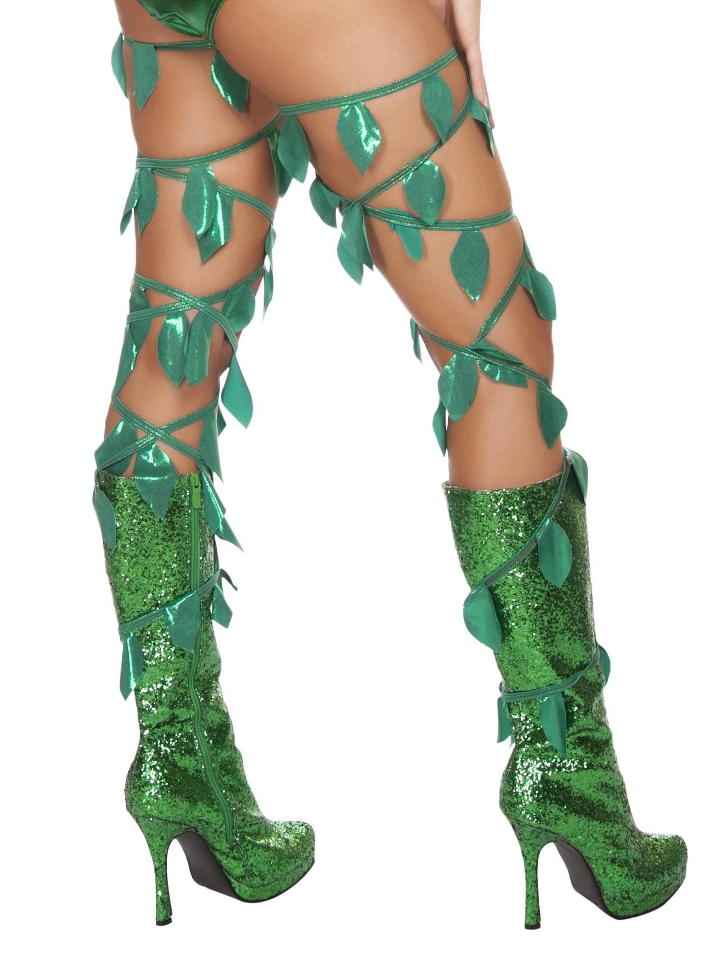 Roma ONE SIZE / GREEN GREEN LEAF THIGH WRAPS SHC-4642-R Apparel & Accessories > Costumes & Accessories > Costumes