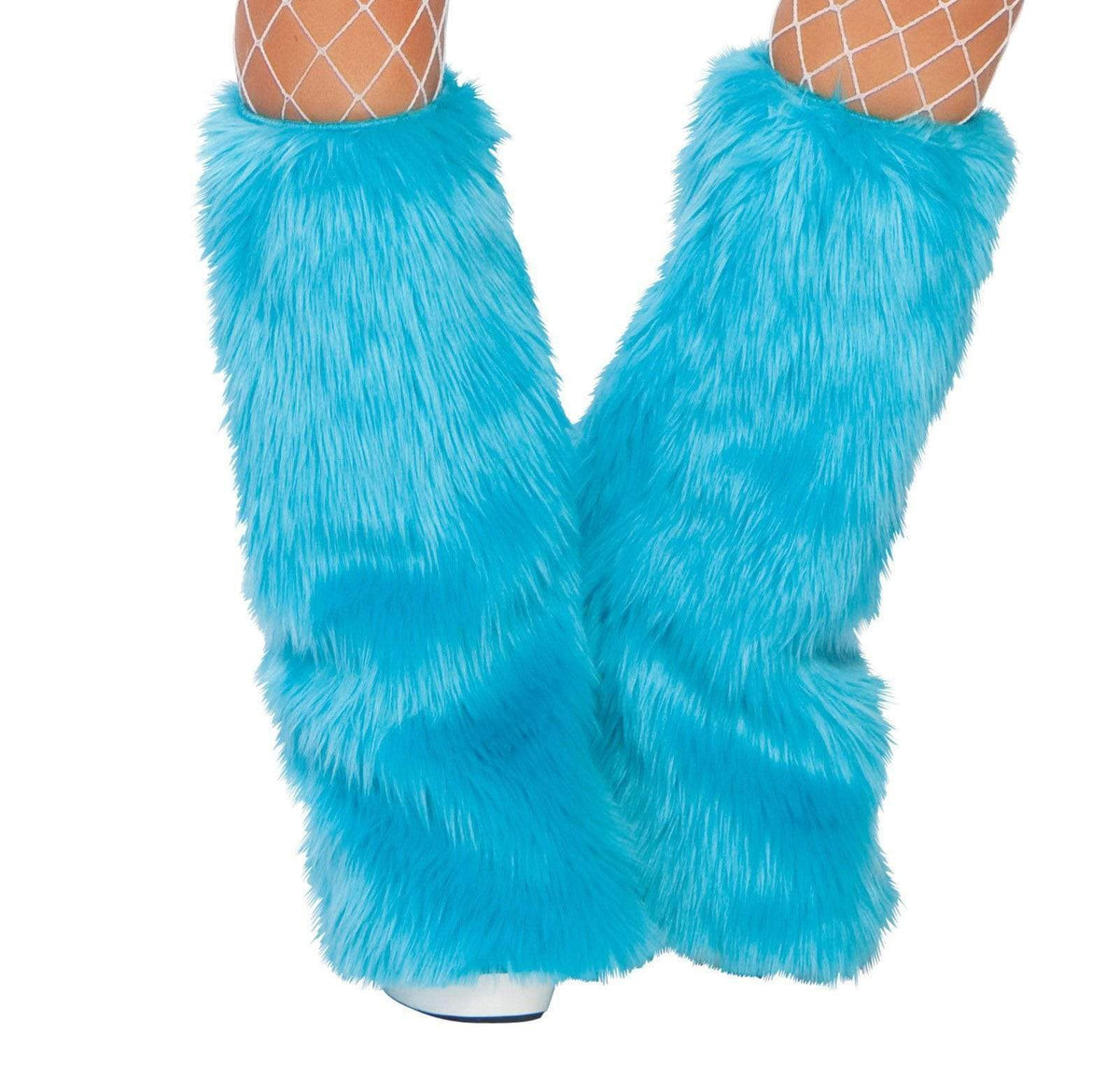 Roma OS / Blue Fur Leg Warmer SHC-C121-OS-TURQUOISE-R Apparel &amp; Accessories &gt; Costumes &amp; Accessories &gt; Costumes