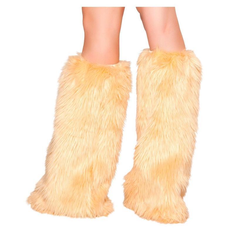 Roma OS / Camel Fur Leg Warmer SHC-C121-OS-CAM-R Apparel &amp; Accessories &gt; Costumes &amp; Accessories &gt; Costumes