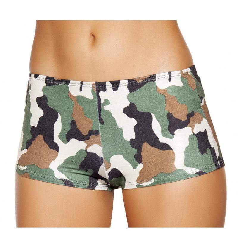 Roma S/M / Print Camouflage Boy Shorts SHC-SH225-PRINT-S/M-R Camouflage Boy Shorts Festival Rave Dance Roma SH225 Apparel & Accessories > Costumes & Accessories > Costumes