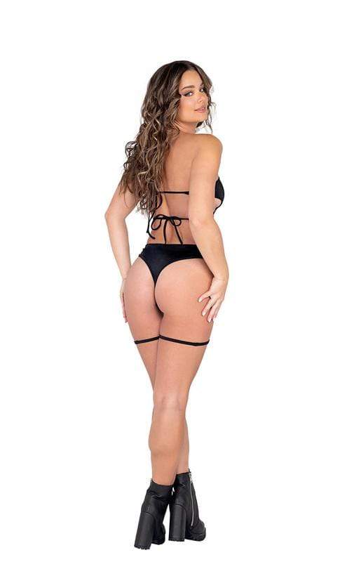 Roma White w/ Gartered Clip-on Shorts Cheeky Festival Dance Bottom (More colors available) 2021 Black Green Pink White Gartered Clip-on Shorts Cheeky Dance Bottom Apparel &amp; Accessories &gt; Costumes &amp; Accessories &gt; Costumes