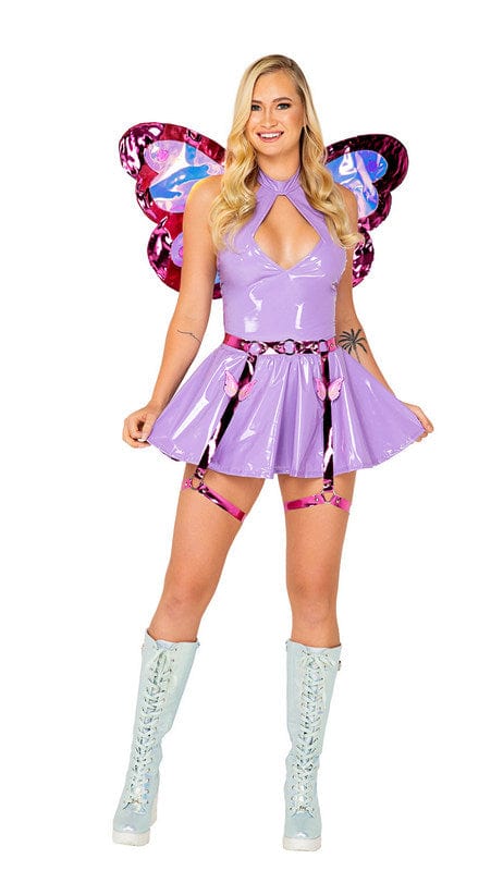Roma Sexy 2pc Butterfly Beauty Halloween Cosplay Costume 2022 Sexy Housekeeping Honey Halloween Cosplay Costume Apparel & Accessories > Costumes & Accessories