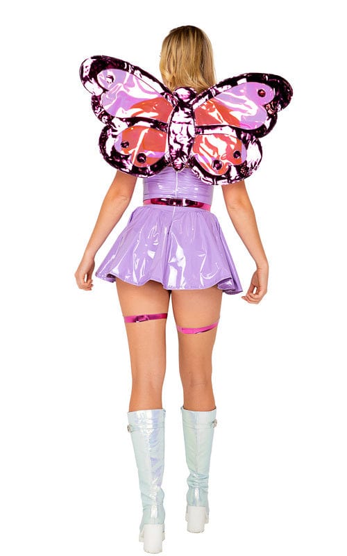 Roma Sexy 2pc Butterfly Beauty Halloween Cosplay Costume 2022 Sexy Housekeeping Honey Halloween Cosplay Costume Apparel &amp; Accessories &gt; Costumes &amp; Accessories