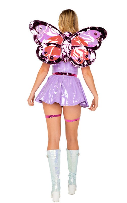 Roma Sexy 2pc Butterfly Beauty Halloween Cosplay Costume 2022 Sexy Housekeeping Honey Halloween Cosplay Costume Apparel & Accessories > Costumes & Accessories