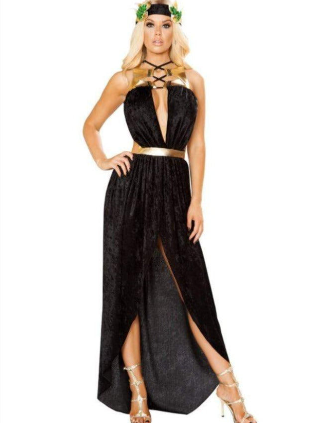 Roma Sexy 2Pc. Greek Goddess Halloween Cosplay Costume 2021 Women's Two Piece Greek Goddess Halloween Roma Costume 10113 Apparel & Accessories > Costumes & Accessories