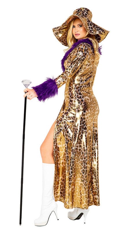 Roma Sexy 3pc Sweet Mama Pimp Halloween Cosplay Costume 2021 Women&#39;s Made of Money Pimp Halloween Roma Cosplay Costume 5037 Apparel &amp; Accessories &gt; Costumes &amp; Accessories
