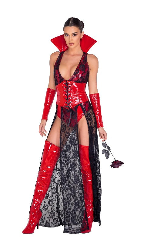 Roma Sexy 3pc Wicked Vampire Halloween Cosplay Costume 2022 Sexy Underworld Vampire Halloween Cosplay Costume Apparel & Accessories > Costumes & Accessories