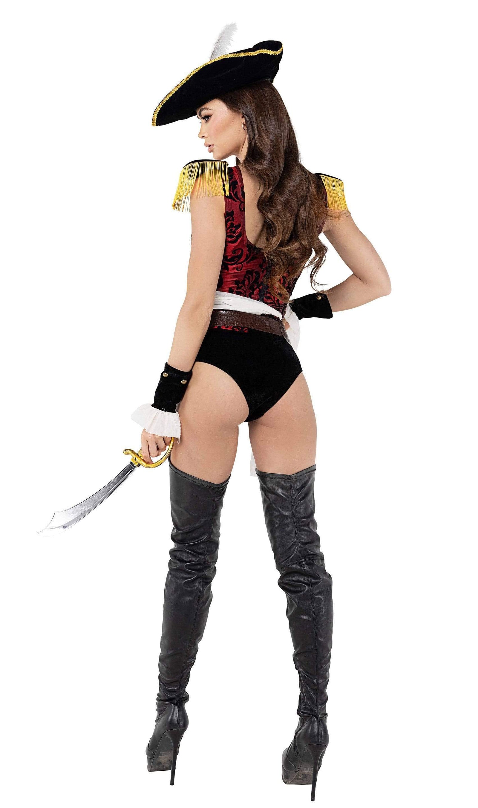 Decadent Pirate Diva Costume, Deluxe Female Pirate Costume, Deluxe